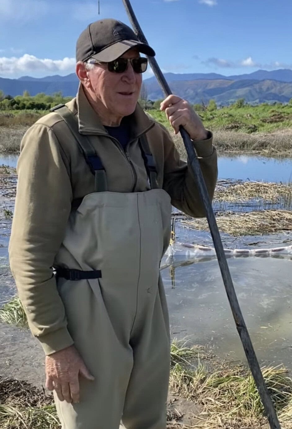 Avid whitebaiter Murray Turner