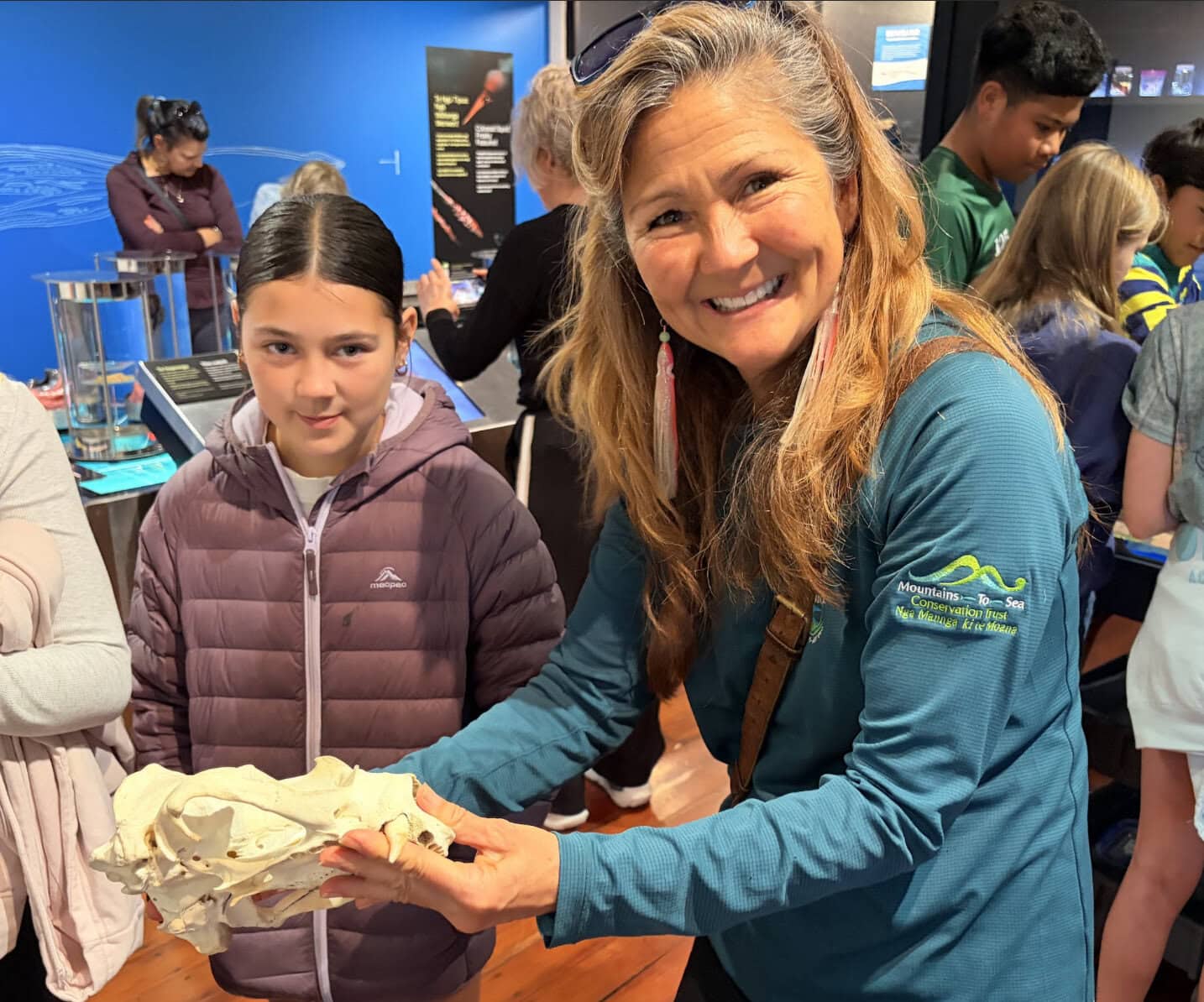 Thalassa showing student seal skull